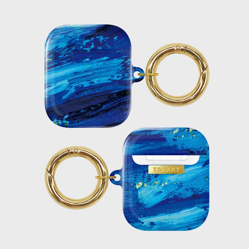 AirPods 1, 2 : The touch by Van Gogh “Indigo blue”